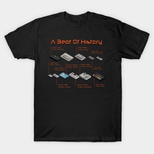 A Beat of History - Music Producer Drum Machine T-Shirt